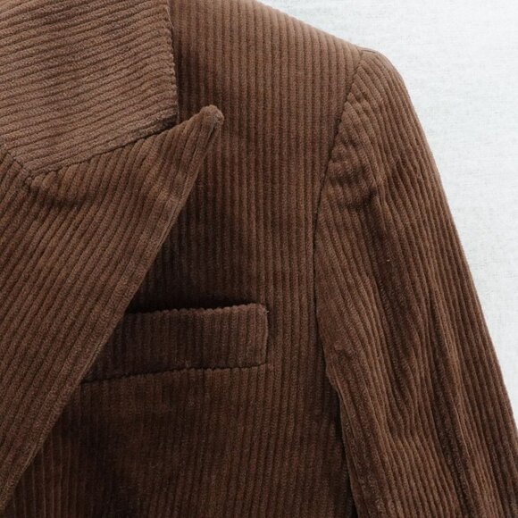 Veronica Beard Reagan Corduroy Dickey Jacket Dark Cocoa 4 - Picture 10 of 16